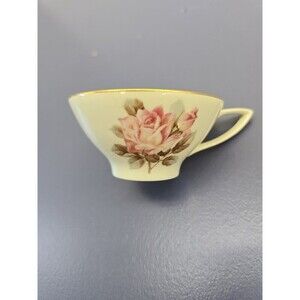 Vintage RC Nippon Toki Kaisha Pink Rose Floral Pattern Tea/Coffee Cup